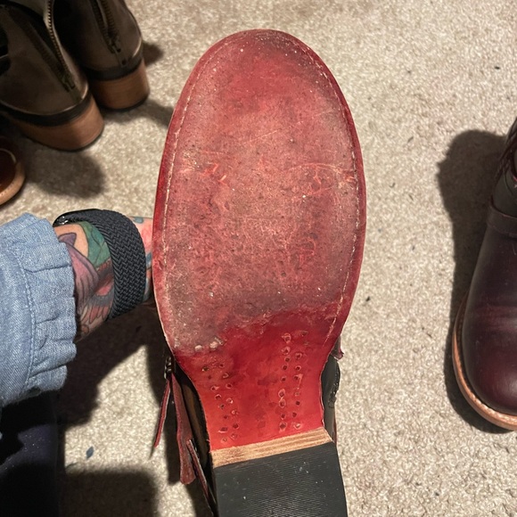 Freebird by Steven Burgundy Belfast Ankle Booties - Picture 5 of 10